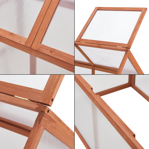 Cajón de cultivo Duiven 100 x 55 cm Madera de pino [casa.pro]