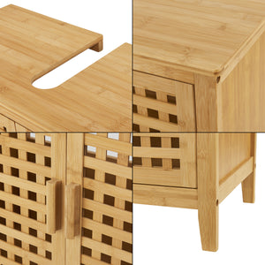 Mueble bajo lavabo Ingmarsö Bambú 60x67x30cm [en.casa]