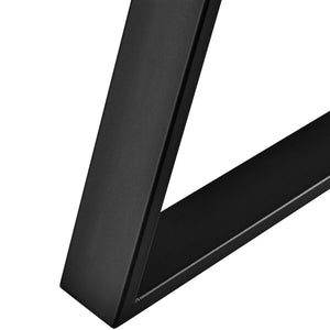 Estructura de mesa Lyngby juego de 2 acero 72x55cm negro [en.casa]