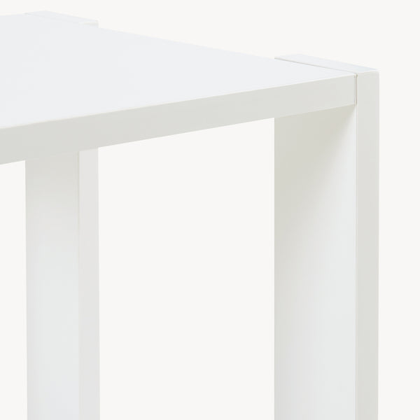 Mesa auxiliar Thyholm 55x30x30 cm Blanco [en.casa]