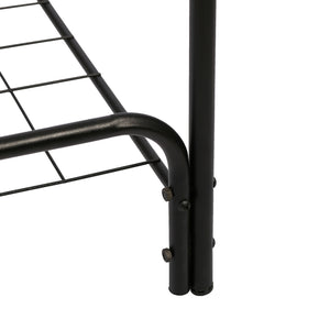 Perchero Vallø de metal negro [en.casa]