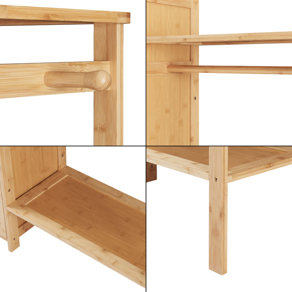 Perchero Oldsum de bambú [en.casa]