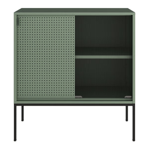 Aparador Eidsvoll 80x45x85cm Verde [en.casa]