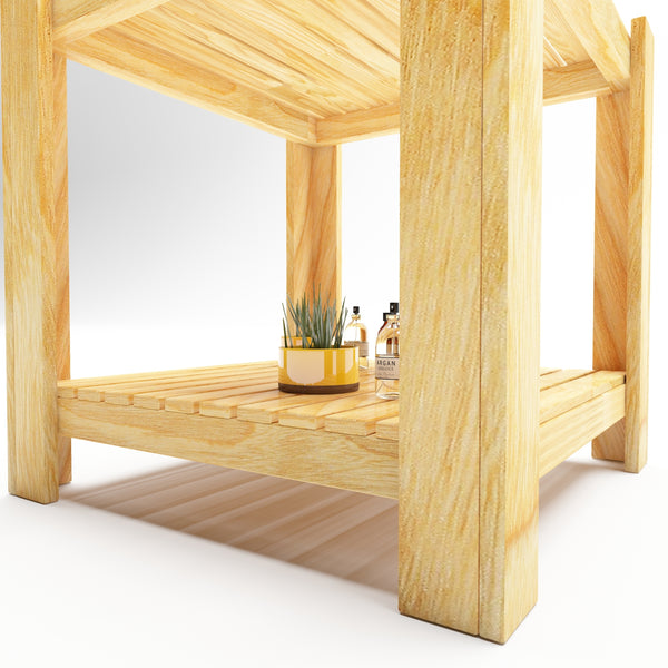 Mesa de centro Malax madera de pino [en.casa]