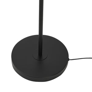 Lámpara de pie Stockport 139cm Negro/Oro [lux.pro]