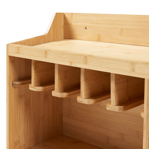 Organizador de herramientas Gjemnes 86x25x45 cm Bambú [en.casa]