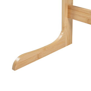 Mesa para portátil Hægebostad 65x60x40 cm Bambú [en.casa]