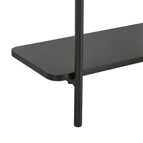 Perchero de pared Bremanger 162x60x26cm Negro [en.casa]