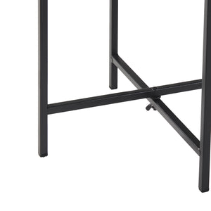 Soporte para plantas Orsa juego de 3 piezas metal negro [en.casa]
