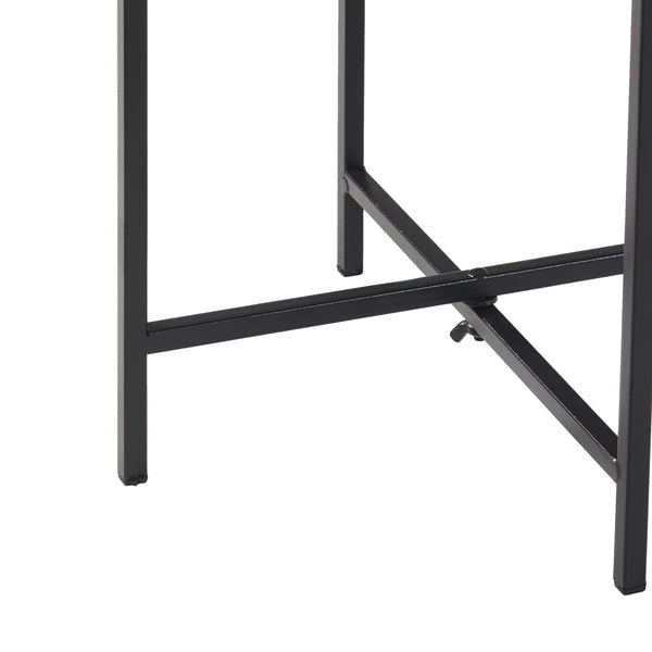 Soporte para plantas Orsa juego de 3 piezas metal negro [en.casa]
