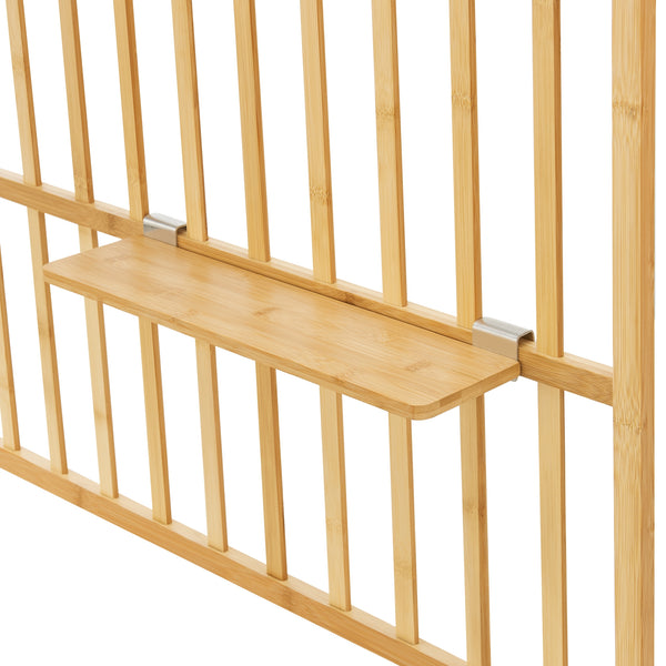 Estantería de pared Røst 120x80x13cm Bambú [en.casa]