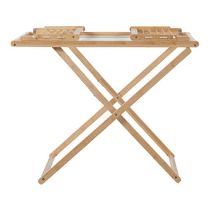 Tendedero plegable Fakala 154x59x82 cm Bambú [en.casa]
