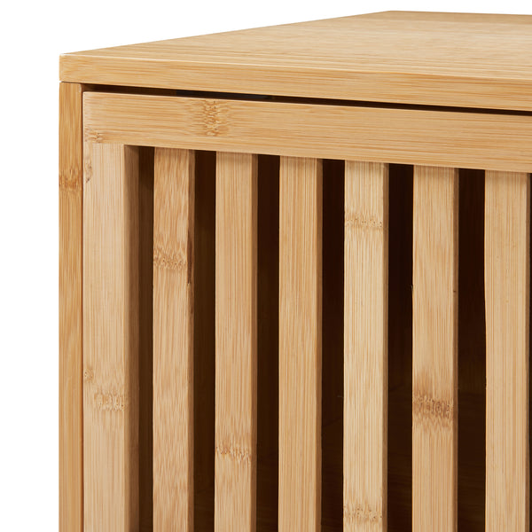 Mesita de noche Ypäjä 50x42x39cm Bambú [en.casa]