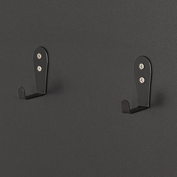 Panel de vestuario Helsinge con espejo 140x60x16 cm [en.casa]