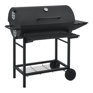 Carro de barbacoa Armento 95x108x61cm Negro [casa.pro]