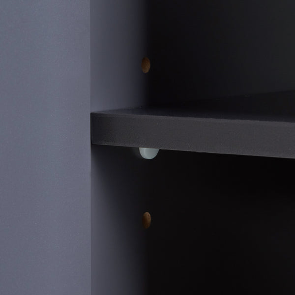 Armario alto Overath 160x30x30cm Gris [en.casa]