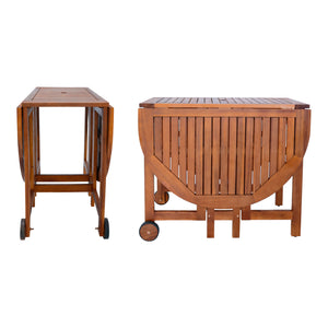 Conjunto de muebles de jardín Acerenza de 7 piezas. Madera de acacia con certificación FSC® [en.casa]