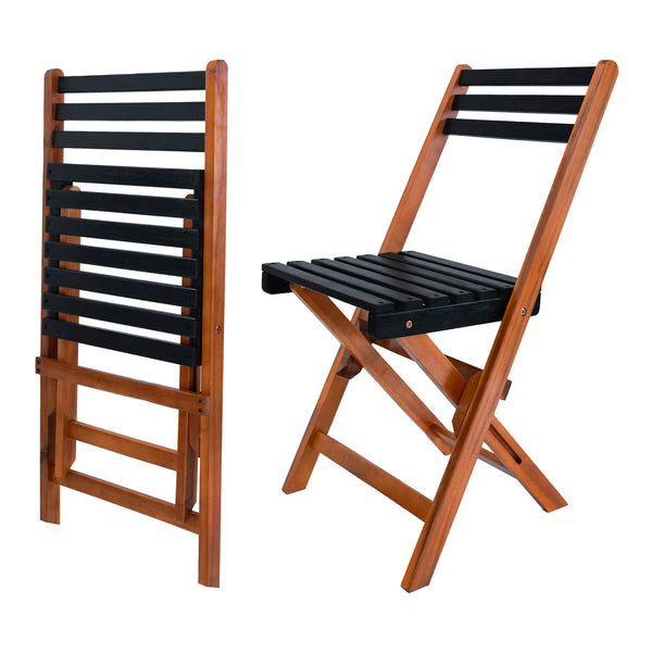 Conjunto de muebles de jardín Altamura de 5 piezas. Madera de acacia con certificación FSC® [en.casa]