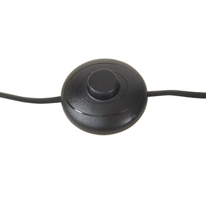 Lámpara de pie Barton de 2 luces Metal 159 cm Negro [lux.pro]