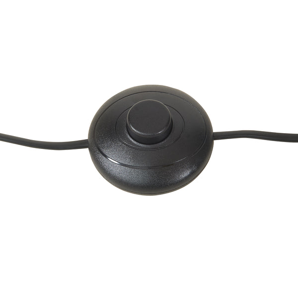 Lámpara de pie Barton de 2 luces Metal 159 cm Negro [lux.pro]