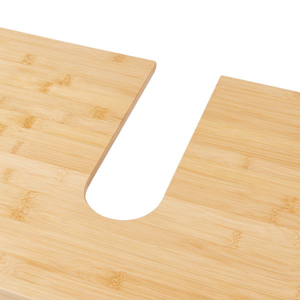 Mueble bajo lavabo Boksereys 60x100x35 cm Bambú Natural [en.casa]