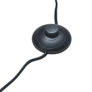 Lámpara de pie Ashton 153cm Negro/Blanco [lux.pro]