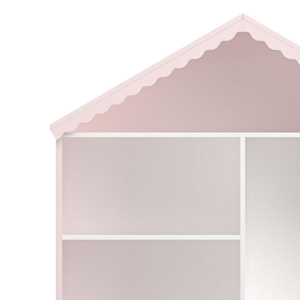 Estantería para niños Vestnes 114x91x30 cm Cotton Candy/Blanco [en.casa]
