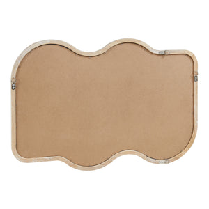 Espejo de pared Bellerirnu 90x60 cm aspecto roble Sonoma [en.casa]