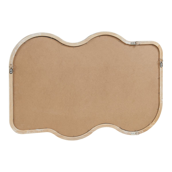 Espejo de pared Bellerirnu 90x60 cm aspecto roble Sonoma [en.casa]