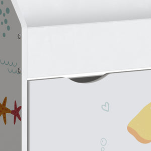 Estantería infantil Aarnskona 70x63x30 cm Motivo Aqua Dream [en.casa]