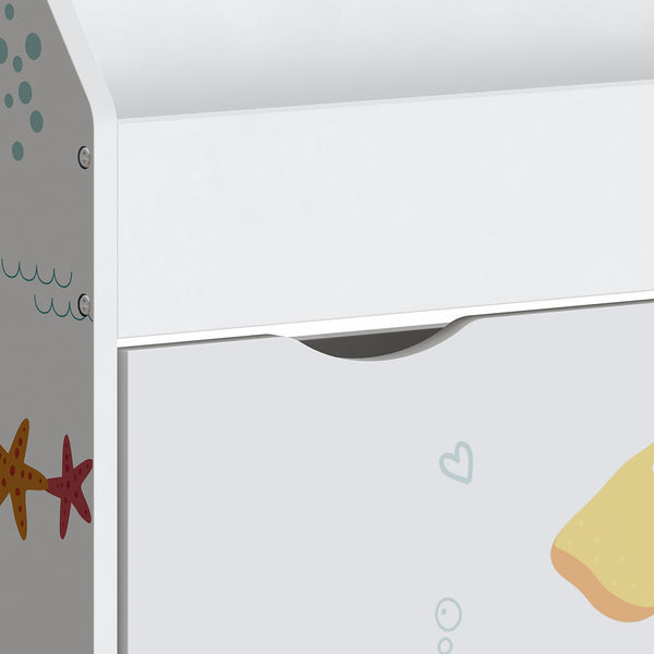 Estantería infantil Aarnskona 70x63x30 cm Motivo Aqua Dream [en.casa]