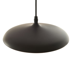 Lámpara colgante Oupilu con LEDs integrados Metal 120x25x25 cm Negro/Blanco [lux.pro]