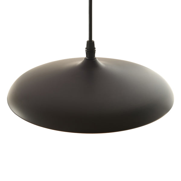 Lámpara colgante Oupilu con LEDs integrados Metal 120x25x25 cm Negro/Blanco [lux.pro]