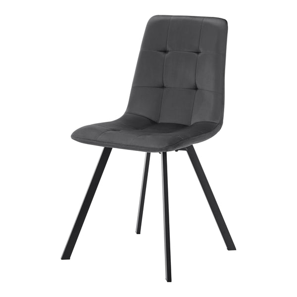 Grupo de comedor Fitjar de 5 piezas aspecto hormigón/gris oscuro [en.casa]