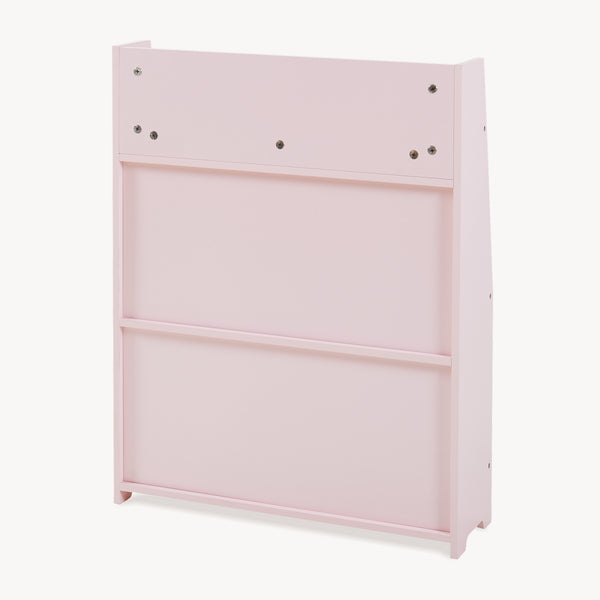 Estantería infantil Virer de 3 niveles 78x60x18cm - Rosa/Natural [en.casa]
