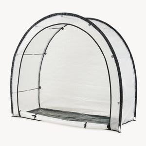 Invernadero Pequeño Exterior Larshasas con cremallera 180x80x170cm - Transparente [en.casa]