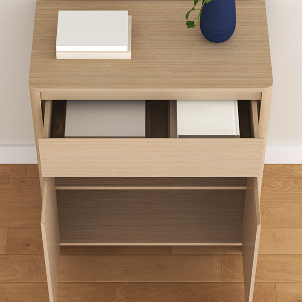 Armario auxiliar Takranmaa 88x79x39 cm efecto roble [en.casa]