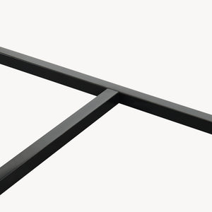 Perchero Norjad 160x80x41 cm Metal Negro [en.casa]