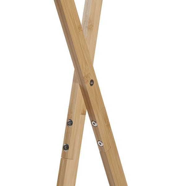 Perchero plegable Iisalmi bambú [en.casa]