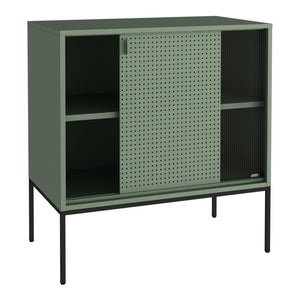 Aparador Eidsvoll 80x45x85cm Verde [en.casa]