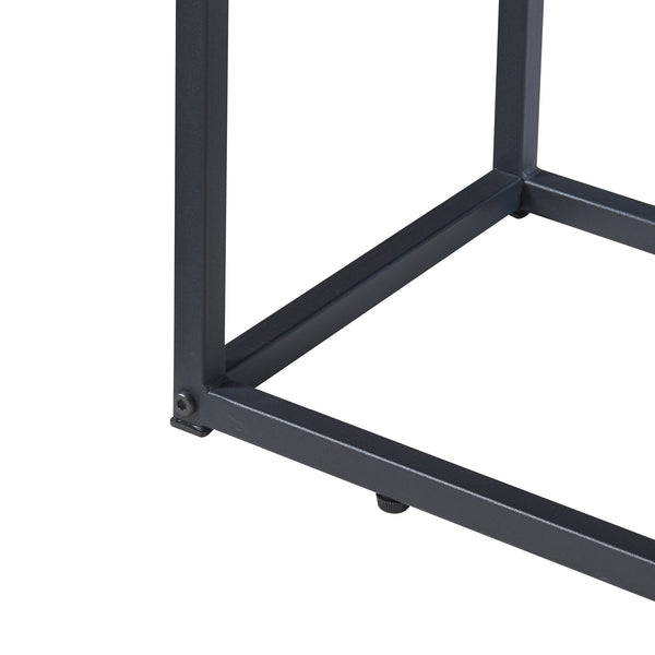 Estante para leña Vaasa con asiento 100x30x50cm [en.casa]