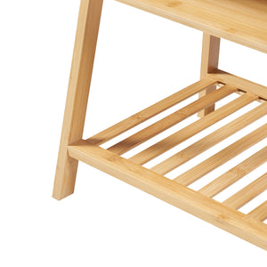 Mesita de noche Håbo 50x45x36 cm Bambú [en.casa]