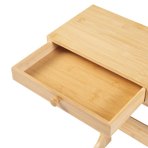 Soporte para monitor Hallstahammar 56x18x9,5 cm Bambú [en.casa]