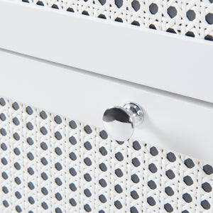 Armario para ropa Karlsøy 90x38x40cm Blanco [en.casa]