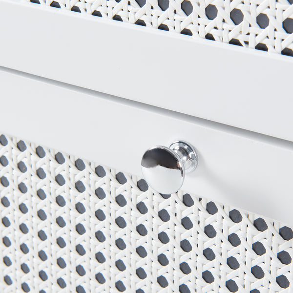 Armario para ropa Karlsøy 90x38x40cm Blanco [en.casa]