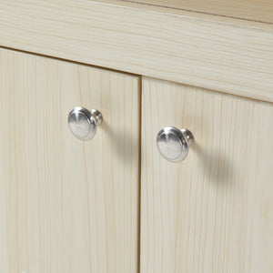 Armario esquinero Eura 170x62x30cm Roble [en.casa]