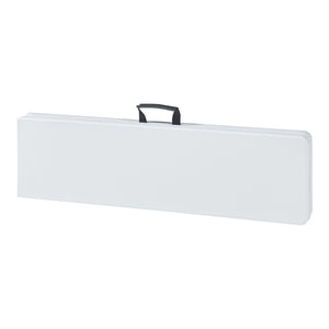 Conjunto de banco plegable Ljusnarsberg 2 piezas Blanco [en.casa]