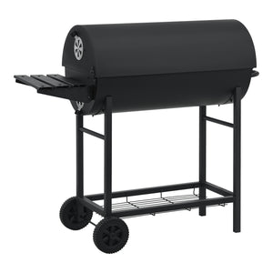 Carro de barbacoa Armento 95x108x61cm Negro [casa.pro]