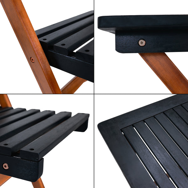 Conjunto de muebles de jardín Altamura de 5 piezas. Madera de acacia con certificación FSC® [en.casa]