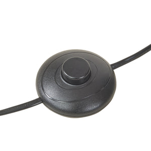 Lámpara de pie Barnard Metal 159 cm Negro [lux.pro]